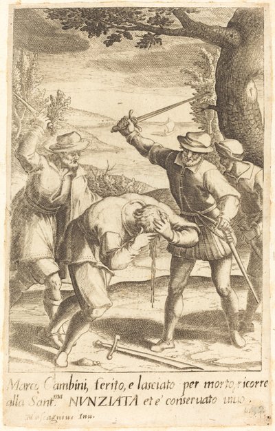 Marco Cambini tekijältä Jacques Callot after Donato Mascagni