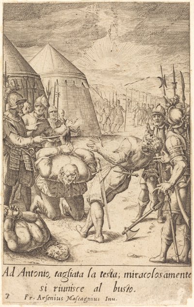 Meistetty tekijältä Jacques Callot after Donato Mascagni