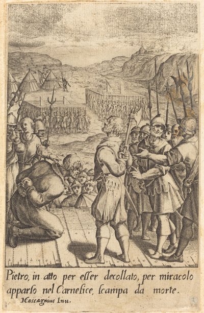 Hangman tekijältä Jacques Callot after Donato Mascagni