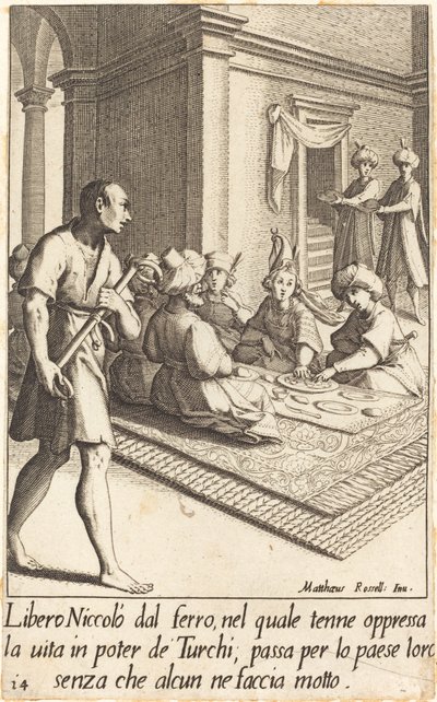 Niccolo tekijältä Jacques Callot after Matteo Rosselli
