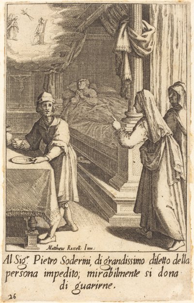 Pietro Soderini tekijältä Jacques Callot after Matteo Rosselli