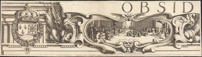 La Rochellen piiritys [levy 1/16; sarja sisältää 1952.8.97-112] tekijältä Jacques Callot and Abraham Bosse