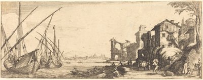 Pieni satama tekijältä Jacques Callot or Follower of Jacques Callot