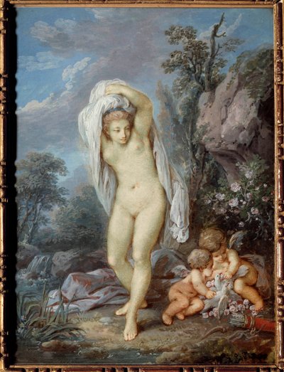 Venuksen kylpy, Jacques Charlierin maalaus (1720-1790) tekijältä Jacques Charlier