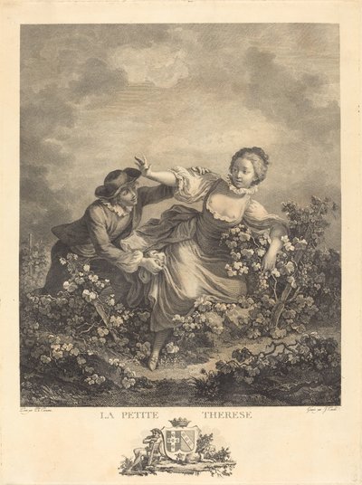 La Petite Therese tekijältä Jacques Couché after Jacques Philippe Caresme