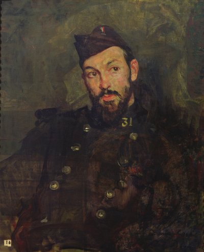 Felicien Cacan univormussa, 1915 tekijältä Jacques Emile Blanche