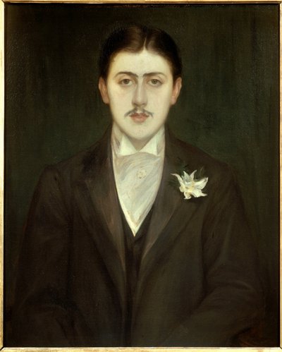 Ranskalaisen kirjailijan Marcel Proustin (1871-1922) muotokuva. Jacques Emilen (Jacques-Emile) Blanchen (1861-1942) maalaus. tekijältä Jacques Emile Blanche