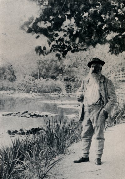 "Claude Monet, Giverny", 1905 tekijältä Jacques Ernest Bulloz