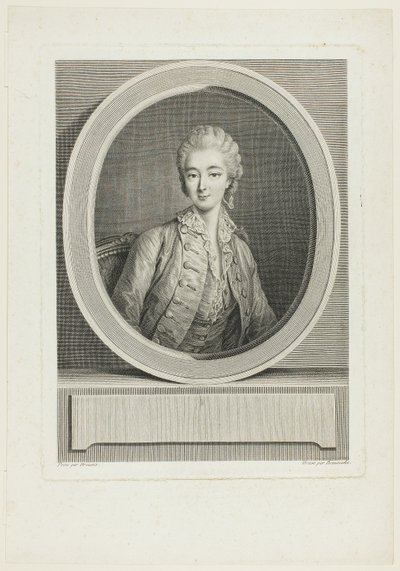 Muotokuva tekijältä Jacques Firmin Beauvarlet