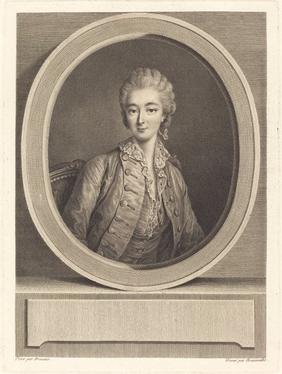 Rouva du Barry tekijältä Jacques Firmin Beauvarlet after François Hubert Drouais