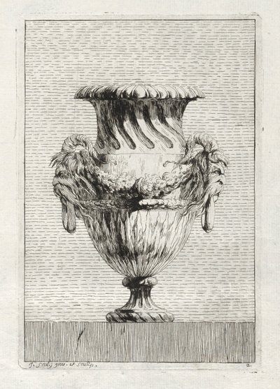 Maljakkosarja: levy 2, 1746. tekijältä Jacques Francois Joseph Saly