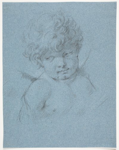 Siivekäs enkeli? Cupid? Rintakuva tekijältä Jacques Francois Joseph Saly