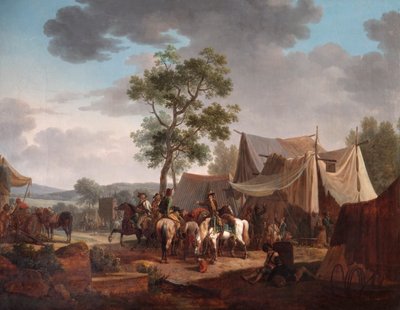 "An Campment", 1796 tekijältä Jacques Francois Joseph Swebach