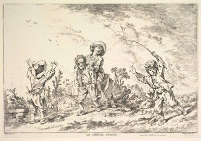 Hyppy, 1700-luvun puolivälistä loppu. tekijältä Jacques Gabriel Huquier