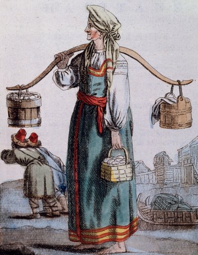 Munien myyjä Pietarissa tekijältä Jacques Grasset de Saint Sauveur