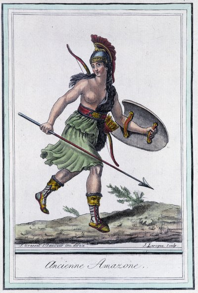 Old Amazon - Grasset St Sauveurin "" Encyclopedia of Travels" -julkaisussa, toim. 1796 tekijältä Jacques Grasset de Saint Sauveur