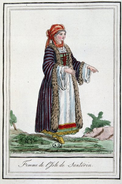 Santorinin saaren nainen tekijältä Jacques Grasset de Saint Sauveur