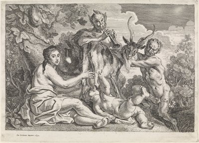 Jupiterin lasta ruokkii vuohi Amalthea tekijältä Jacques Jordaens