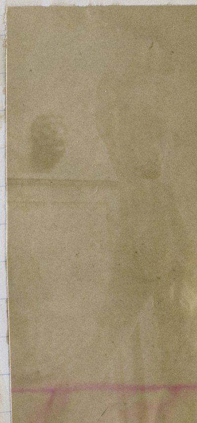 Jacques de Lalaingin studiossa tutkitaan miesalastonta mallia, joka seisoo pystyssä ja katsottuna vinosti takaapäin tekijältä Jacques Lalaing (attributed to)