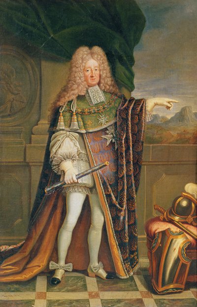 Tessen kreivin Rene de Froulayn muotokuva, n. 1703 (öljy kankaalle) tekijältä Jacques Laumosnier