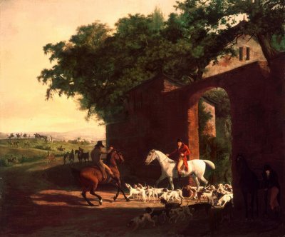 Lähtö metsästykseen Brocket Halliin tekijältä Jacques Laurent Agasse