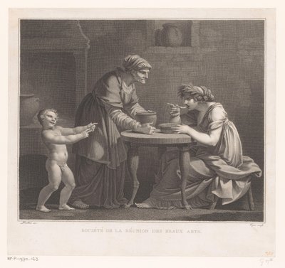 Ceresin pilkkaaminen La Vengeance de Ceres tekijältä Jacques Louis Copia