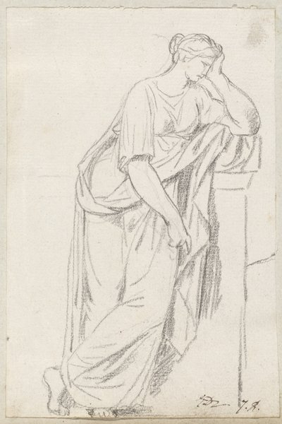 Muse Musien sarkofagista tekijältä Jacques Louis David
