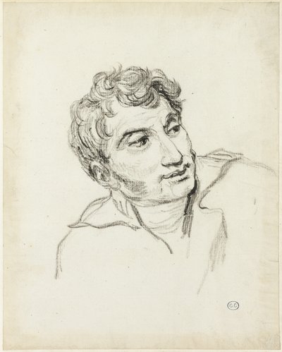 Miehen rintakuva, pää käännettynä oikealle. tekijältä Jacques Louis David