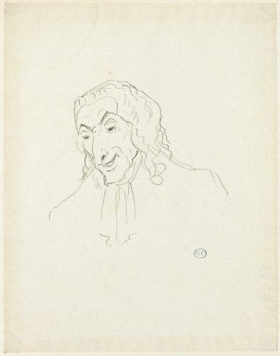 Miehen rintakuva jabotin kanssa tekijältä Jacques Louis David