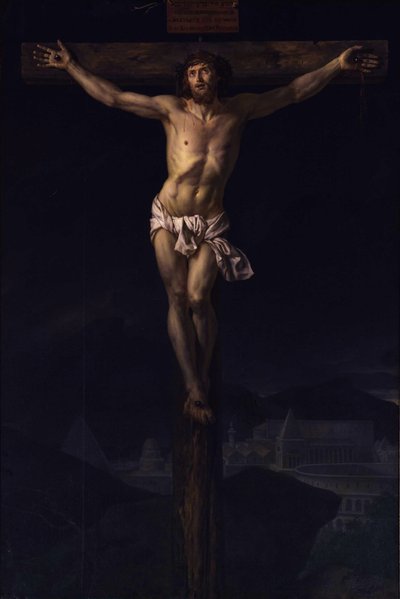 Kristus ristillä tekijältä Jacques Louis David