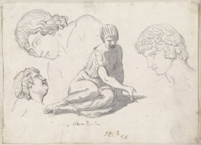 Nopanheittäjä ja muita tutkimuksia muinaisten veistosten jälkeen tekijältä Jacques Louis David
