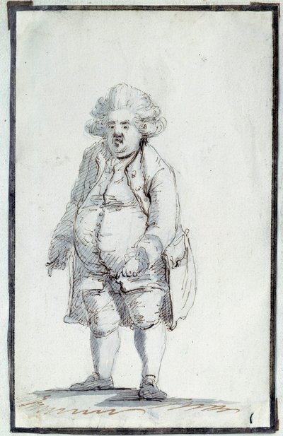 Ranskan vallankumous: "" Caricature de Mirabeau-Tonneau"" Andre Boniface Louis Riquetti (1754-1792), varakreivi de Mirabeau, joka tunnetaan nimellä "Mirabeau-Tonneau" (Mirabeau Tonneau), sai lempinimen tynnyri sen täyteläisyyden vuoksi. Jacques Louisin pii tekijältä Jacques Louis David