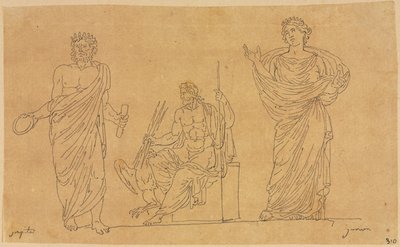 Jumalat ja jumalatar tekijältä Jacques Louis David