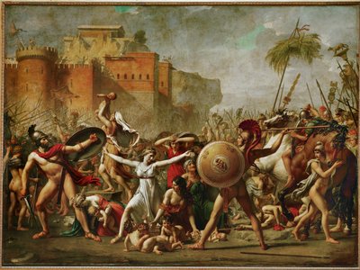 Les Sabines - Sabiinien naiset pysäyttävät taistelun ... tekijältä Jacques Louis David