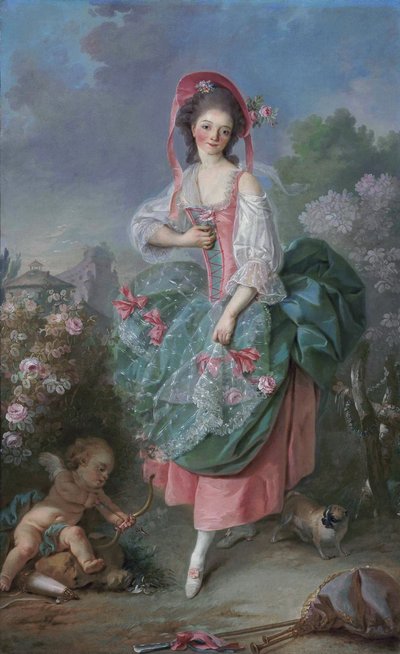 Mademoiselle Guimard kuin Terpsichore tekijältä Jacques Louis David