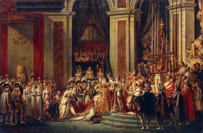Napoleon kruunaa Josephinen tekijältä Jacques Louis David