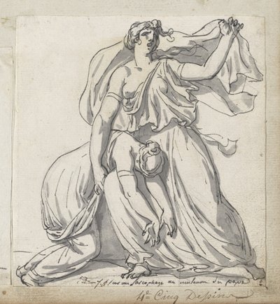 Niobe ja hänen tyttärensä tekijältä Jacques Louis David