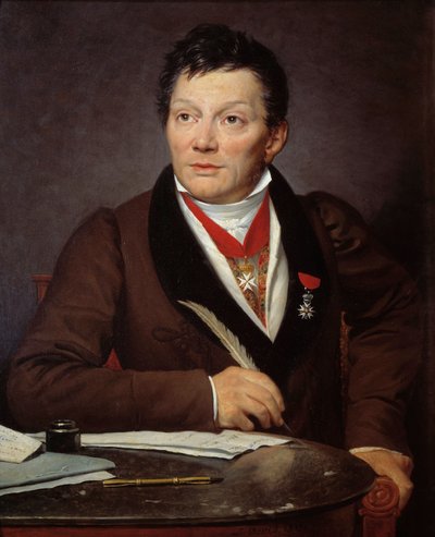Alexandre Lenoirin (1761-1839) muotokuva arkeologista ja Musee des Monuments francais