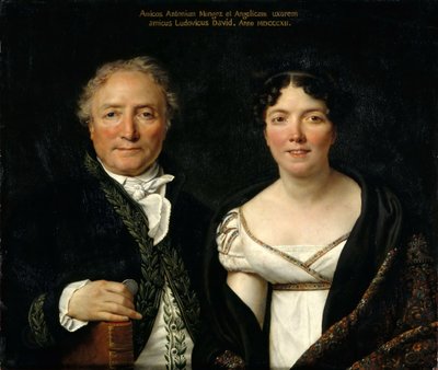 Antoinen ja Angélique Mongezin muotokuva, 1812. tekijältä Jacques Louis David
