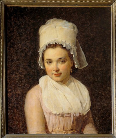 Sougeresin pormestarin Francois Lamyn vaimon Catherine Marie Tallardin (1772-1825) muotokuva Jacques Louis Davidin (1748-1825) Yonne-maalauksessa 1795 su. 0,64x0,54 m - Sougen pormestarin Francois Lamyn vaimon Catherine Marie Tallardin (1772-1825) muotokuv tekijältä Jacques Louis David