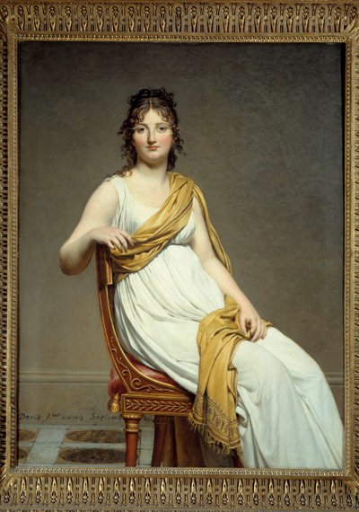 Madame Raymond Verninacin (1780-1827) muotokuva Eugene Delacroix
