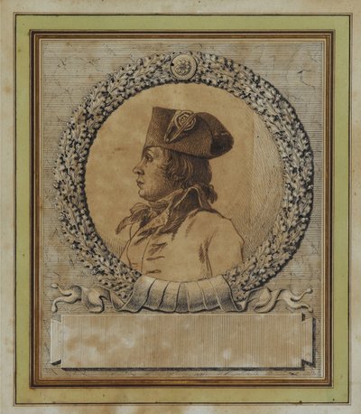 Muotokuva Philippe-François-Joseph Le Basista 1762-1794, n. 1793 tekijältä Jacques Louis David