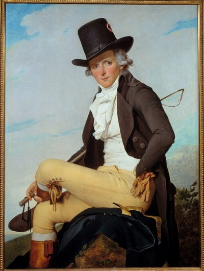 Pierre Seriziatin (1757-1847) muotokuva taiteilijan komea veli Jacques Louis Davidin (1748-1825) maalaus 1795, öljy puulle, Dim. 1,29x0,95 m - Pierre Seriziatin (1757-1847), taiteilijan lankon muotokuva. Jacques Louis Davidin maalaus ( tekijältä Jacques Louis David