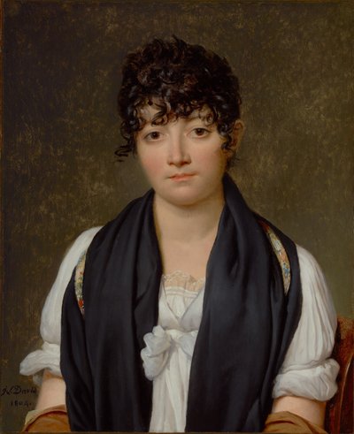 Suzanne Le Peletier de Saint-Fargeaun muotokuva tekijältä Jacques Louis David