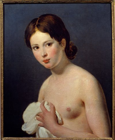 Nuoren tytön muotokuva. Jacques Louis Davidin (1748-1825) maalaus tekijältä Jacques Louis David