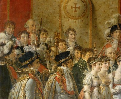Napoleonin kruunajaiset Notre-Damessa ... tekijältä Jacques Louis David