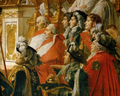 Napoleonin kruunajaiset Notre-Damessa ... tekijältä Jacques Louis David