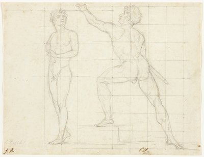 Tutkimus "The Distribution of the Eagles" tekijältä Jacques Louis David