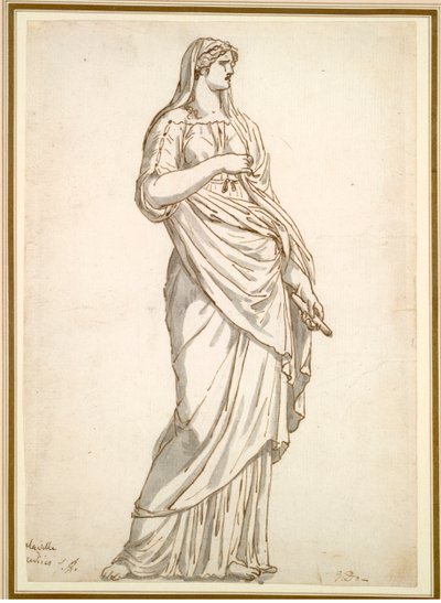 Tutkimus Sabine-patsaasta Villa Medicistä tekijältä Jacques Louis David