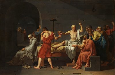 Sokrateen kuolema tekijältä Jacques Louis David